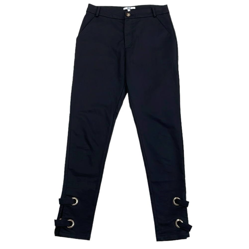 Revolve Asilio Pants Women's 4 Black High One Eye Pant Skinny Dress Pant